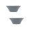 2Pcs Grey Ceramic Coffee Filter Tea Strainer for Tea Room Use 6