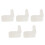 5Pcs White Kiln Framing Pillars Stone Material Stable Pottery Supports 5