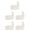 5Pcs White Kiln Framing Pillars Stone Material Stable Pottery Supports 7