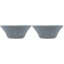 2Pcs Grey Ceramic Coffee Filter Tea Strainer for Tea Room Use