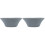 2Pcs Grey Ceramic Coffee Filter Tea Strainer for Tea Room Use 1