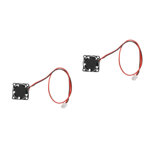 2St Compacte 25Mm Koelventilator Zwart Voor CPU Routers En Versterkers