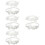 4Sets Elastische Bruidsjarretels Wit Kant Bloem Feestelijke Bruiloft 6