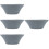 4Pcs Ceramic Tea Infuser Grey Color Easy Clean Coffee & Tea Strainer 6