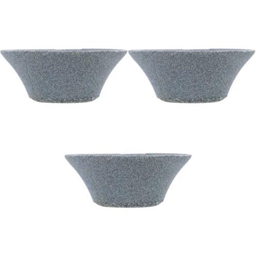 3Pcs Ceramic Coffee Tea Filter Grey for Daily Tea Brewing 1