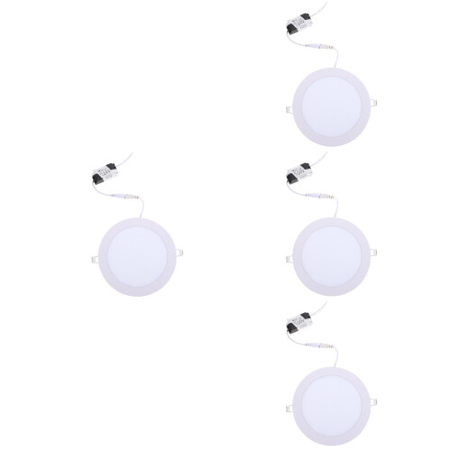 4Pcs Stylish White Aluminum LED Downlight with Dimming for Home 2