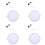 4Pcs Stylish White Aluminum LED Downlight with Dimming for Home 4