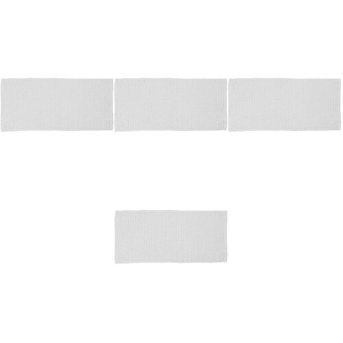 4Pièces Lavettes Coton Absorbantes Confortables Maison 1