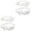 2Sets Kant Bloem Jarretels Bruid Wit Elegant En Elastisch 2
