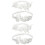 2Sets Kant Bloem Jarretels Bruid Wit Elegant En Elastisch 4