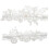 2Sets Kant Bloem Jarretels Bruid Wit Elegant En Elastisch 8