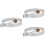 3Pcs Silver Egg Shaper Rings for Omelettes Pancakes and Eggs 5