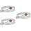 3Pcs Silver Egg Shaper Rings for Omelettes Pancakes and Eggs 6