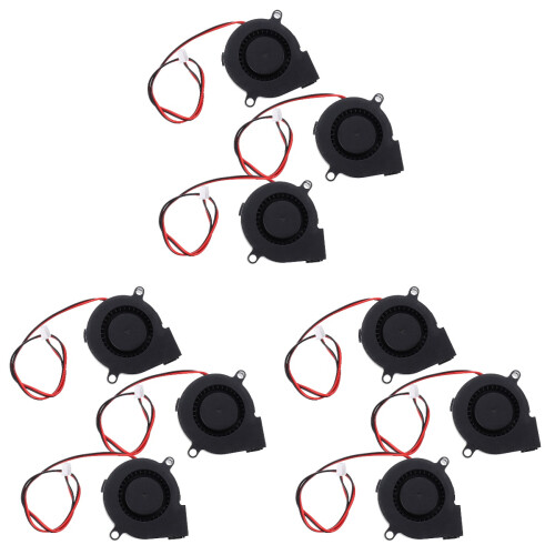 9St 3D Printer Dc Blower Fan Zwart Plastic Met Lange Levensduur 1