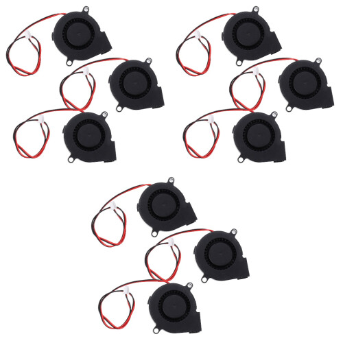 9St 3D Printer Dc Blower Fan Zwart Plastic Met Lange Levensduur 2