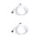 2Pcs High-Performance Electronic Keyboard Connection Cable White 7