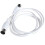 2Pcs High-Performance Electronic Keyboard Connection Cable White 8