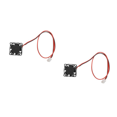 2St Compacte 25Mm Koelventilator Zwart Voor CPU Routers En Versterkers 1