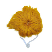 Creative Geese Headgear Pet Wigs Hair Hairpiece for Small-gold
