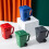 Unusual Dustbin Style Drinking Mugs 400ml High Quality-Yellow 6