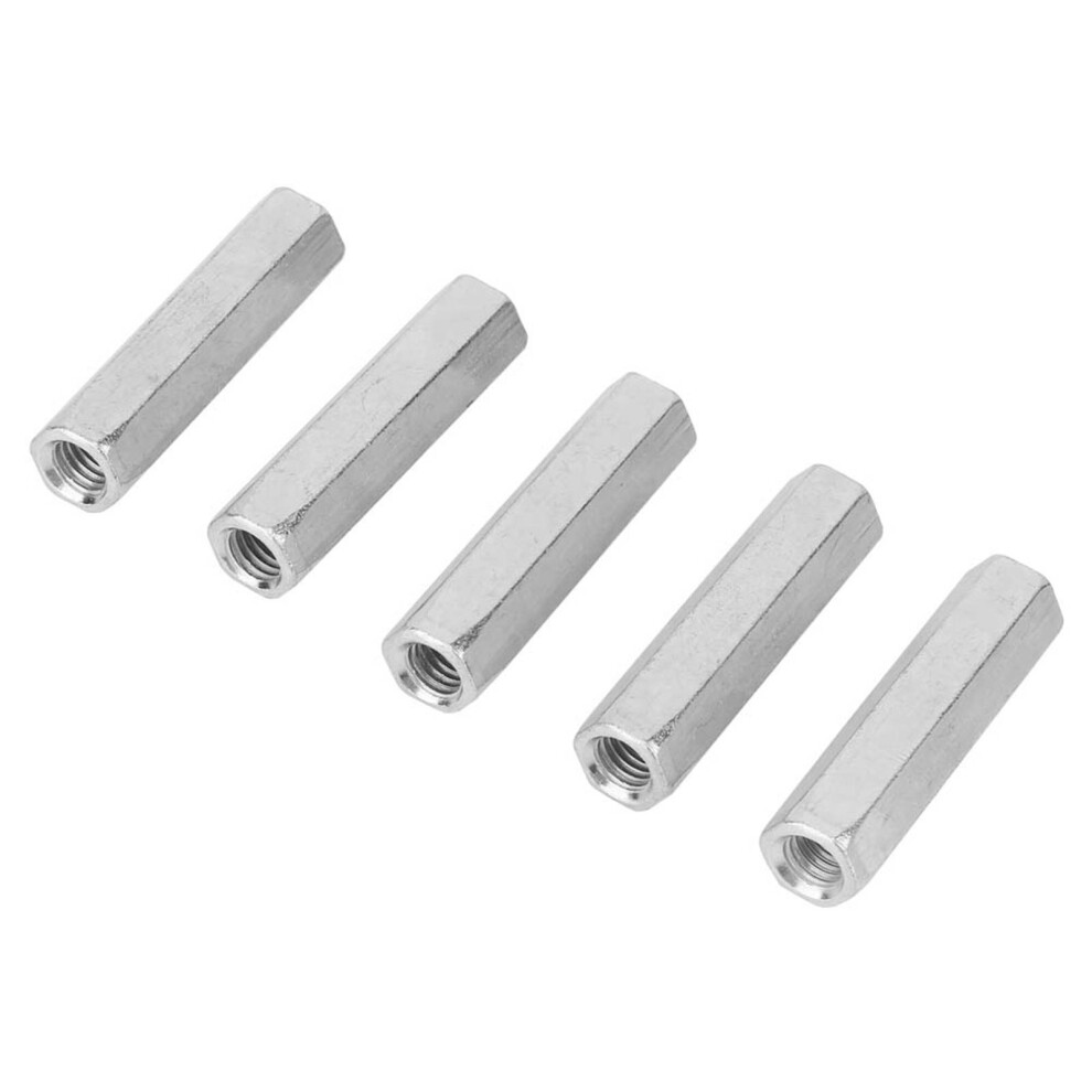 Industrial M8x50 Threaded Hex Nuts - Corrosion-Resistant Zinc Finish 9471393779841