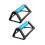 Compacts Foldable Push Up Stand Ergonomic for Core-blue black 1