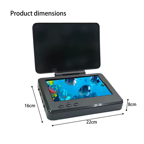 5000mAh Rechargeable Fish Observation Unit With LCD Screen For 2
