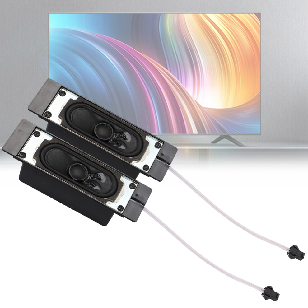 10W 8 Ohm Tv Speakers 2 Pack Loudspeaker For Lcd Tv & Advertising Display Black 8751393780964