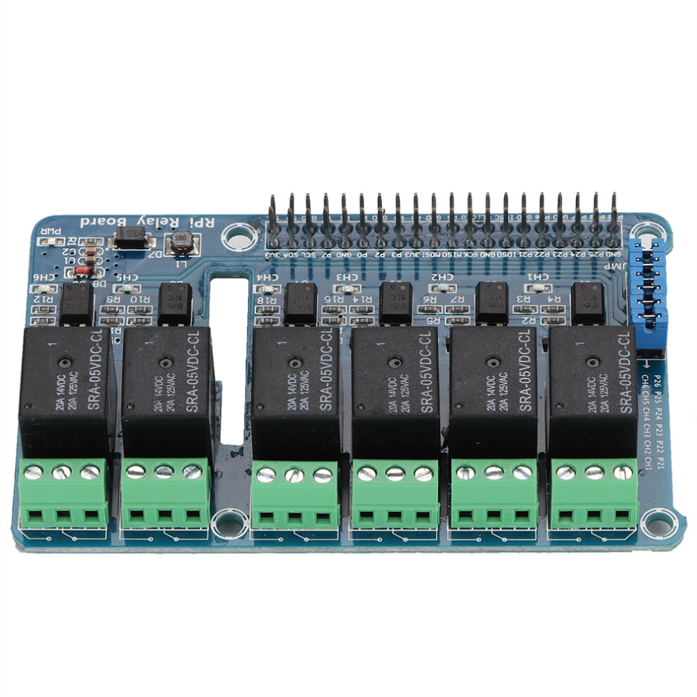 6 Channel Relay Module For Rpi 2B 3B 7340572496911