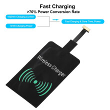 Wireless Charger Receiver 1000mA MicroUSB 12x6x1cm