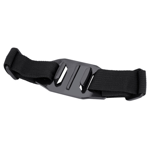 Adjustable Helmet Belt Mount, 15.5x4.6x1.7 Black