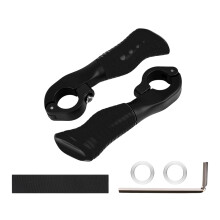 Easyly Install Bicycles Thumb Grips Universals Ergonomic-Black