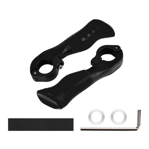 Easyly Install Bicycles Thumb Grips Universals Ergonomic-Black