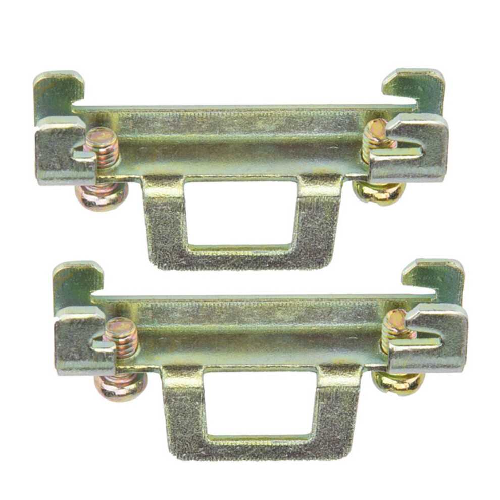 10Pcs Metal Clamp Clip For 35Mm Din Rail 11 Strong Fixing Reliable Hold 3331393781830
