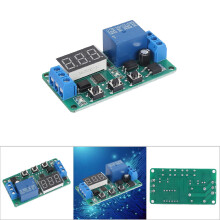 DC12V 1-Channel Timer Relay 64.2x34.8x18.5mm Green
