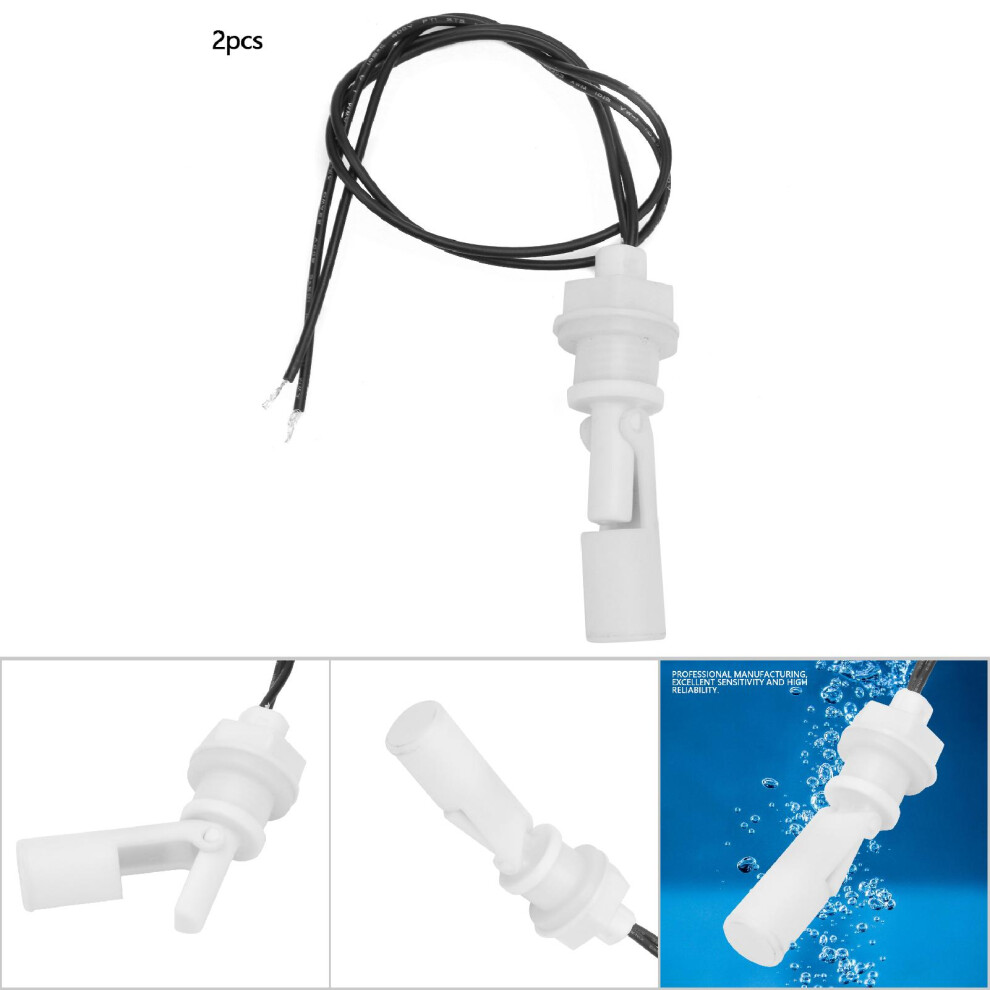 2Pcs Pp Water Level Sensor F Type Float 0.5-1A 4641393781945