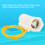 FS-1/2 Nylon Flow Sensor, 0.75-5 L/min, 64mm 6