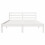 Berkfield Bed Frame White 215.5 x 145.5 x 69.5 cm Solid Pine Wood 5
