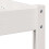 Berkfield Bed Frame White 215.5 x 145.5 x 69.5 cm Solid Pine Wood 7