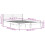 Berkfield Bed Frame White 215.5 x 145.5 x 69.5 cm Solid Pine Wood 9