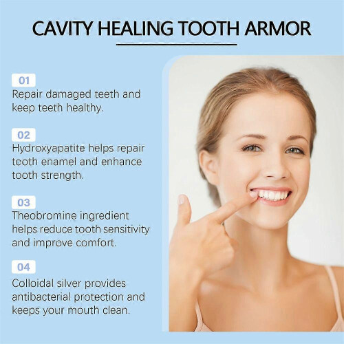 (4pcs) 60ml Tooth care solution Dentite Cavity Healing Tooth Armor 2