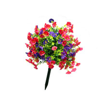 Künstliche künstliche Pflanze, Blumen-Bodenpfahl,-Winde
