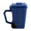 Capricious Wastebasket Shape Ceramic Mugs 400ml-Blue 1