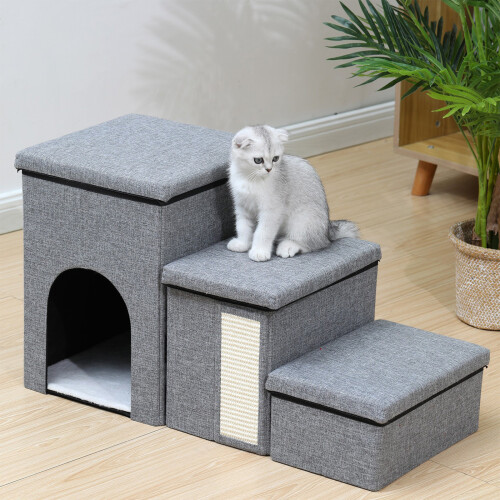 Rampe pour animaux de compagnie à 3 niveaux, escalier, 1