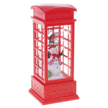 Flocon de neige de noël, cristaux de-Bonhomme de neige rouge