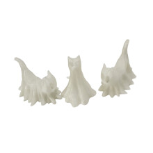 3D-Druck, gespenstische Katzen, nachtleuchtende Figuren,