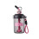 Insulated Plastic Water Bottle With Straw Detachable-Black 1