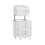 Multipurpose Organizer Cart With Wheels Ventilated-White A 1