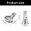 Compacts Manual Lemon Squeezer Steel Rotating-3 lemon diamonds 3