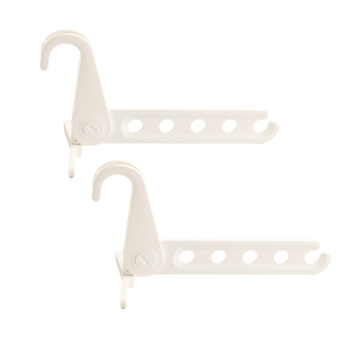 Pack of 2 Space Efficient Hanger Holders Simple Setups Designs